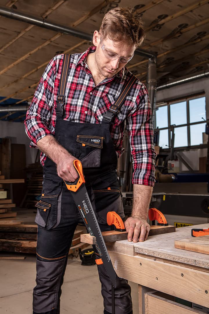 NEO TOOLS Handsäge 400-450mm - Säbelsäge Mit 7 TPI Für Holz, Laminat Und PVC
