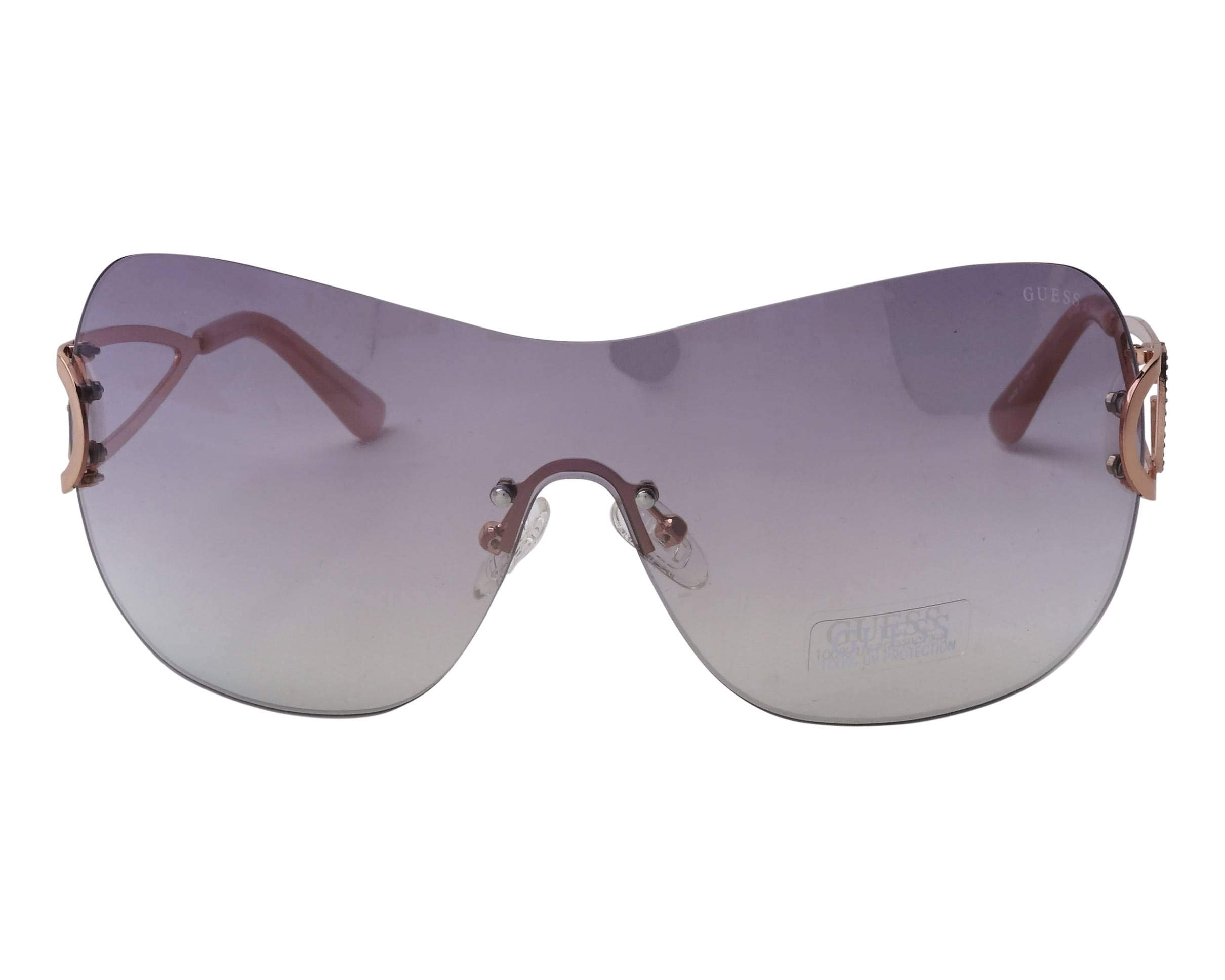 GUESS Factory Oversized Logo Shield Sunglasses