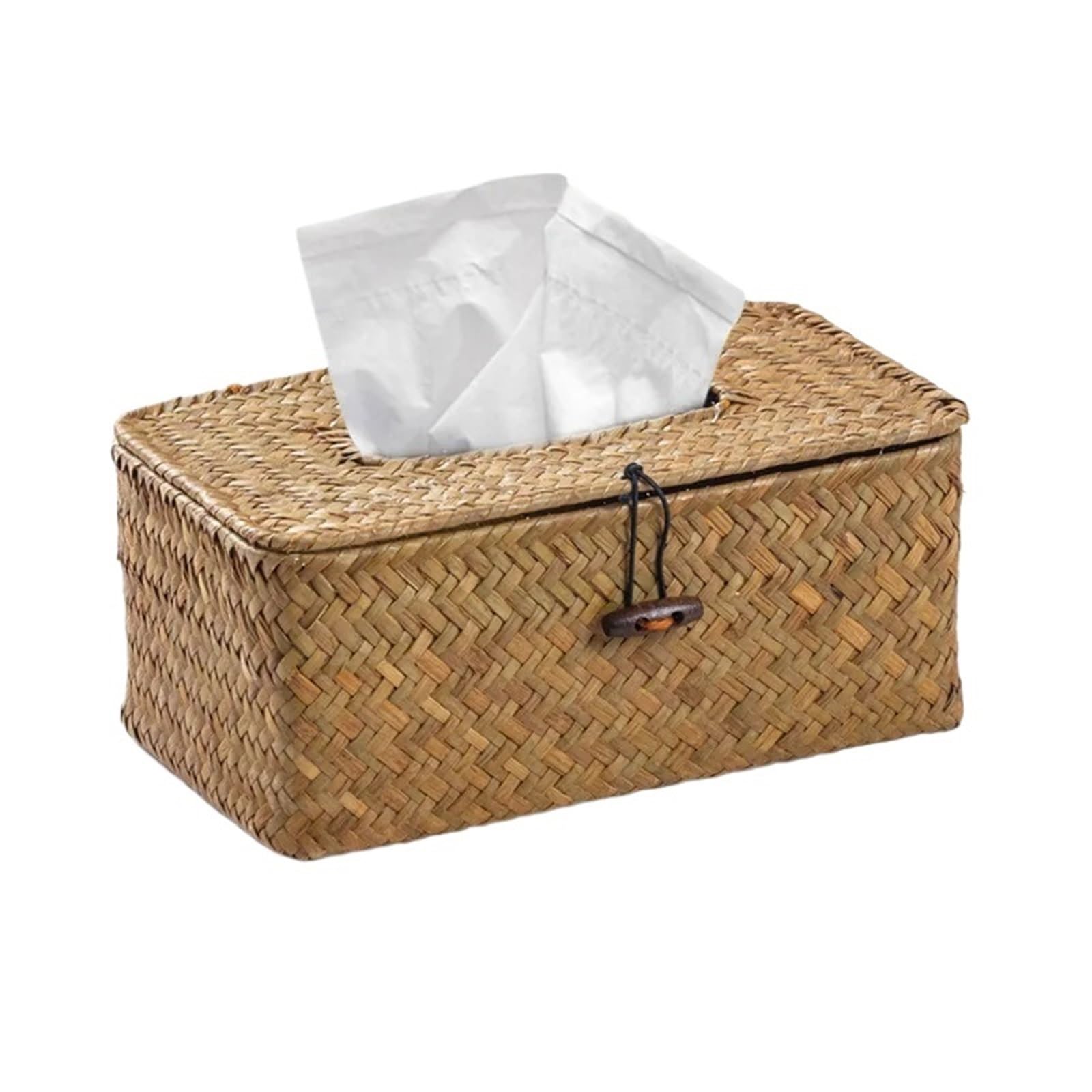 Tissue Box Rattan Tissue Box Home Decoration Handmade Desktop For Barthroom Hotel