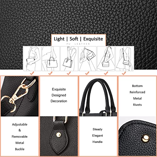 Image of CHICAROUSAL Purses and Handbags for Women Leather Crossbody Bags Women's Tote Shoulder Bag