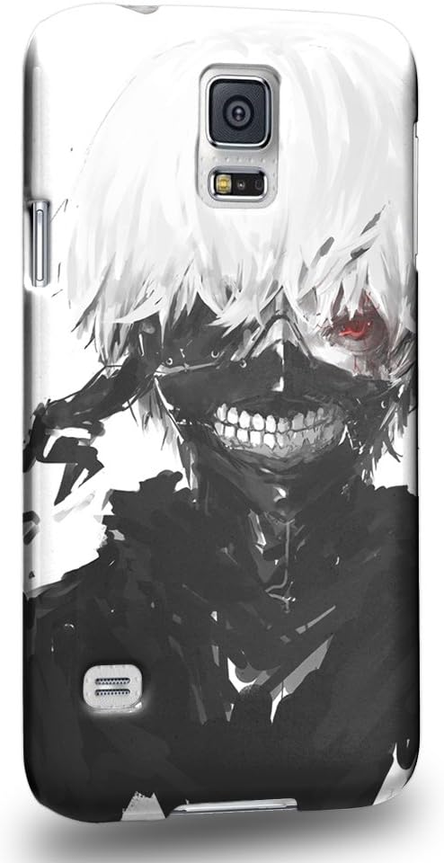 Case88 Premium Designs Tokyo Ghoul Kaneki Ken Protective Snap-on Hard Back Case Cover for Samsung Galaxy S5