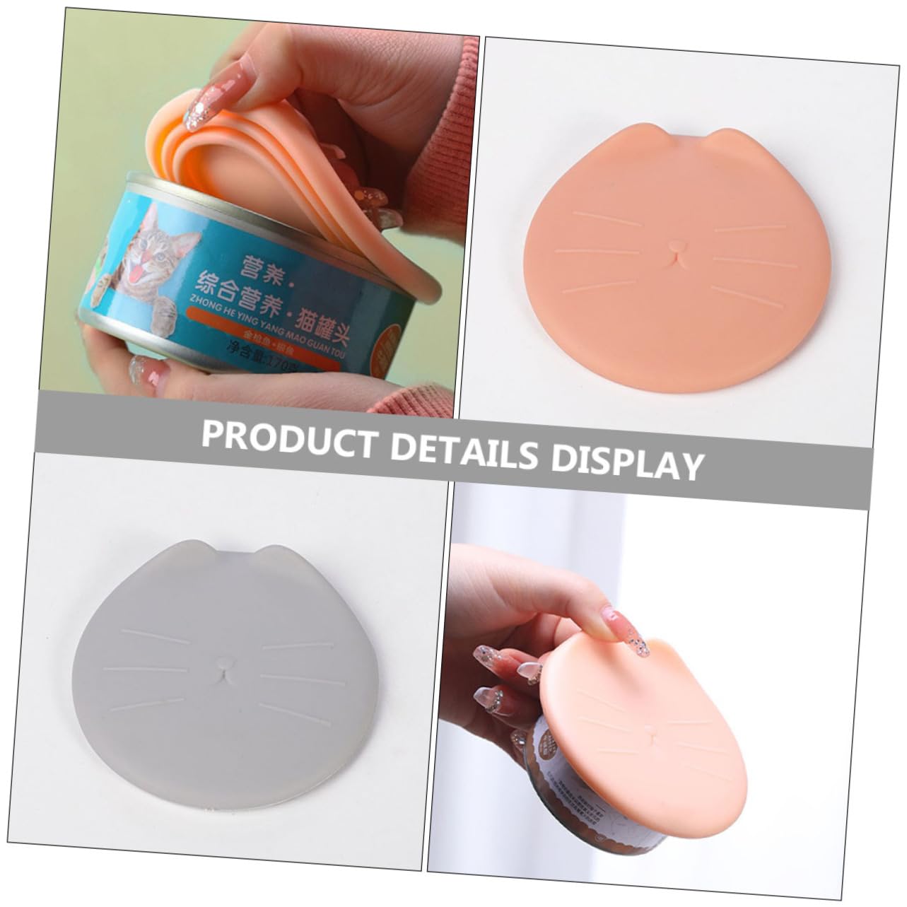 DOITOOL Can Covers for Pet Food 2pcs Tpr Sealing Lids for Dog Cat Cans Easy to Use