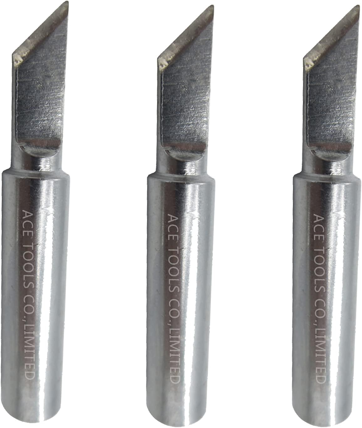 T18-K Knife 0.196" / 5mm Soldering Tip for FX-888 FX-888D FX-8801 FX-600 Baku 878-L2 FX888 FX888D FX8801 FX600 ACE Brand Solder Iron Tips (5)