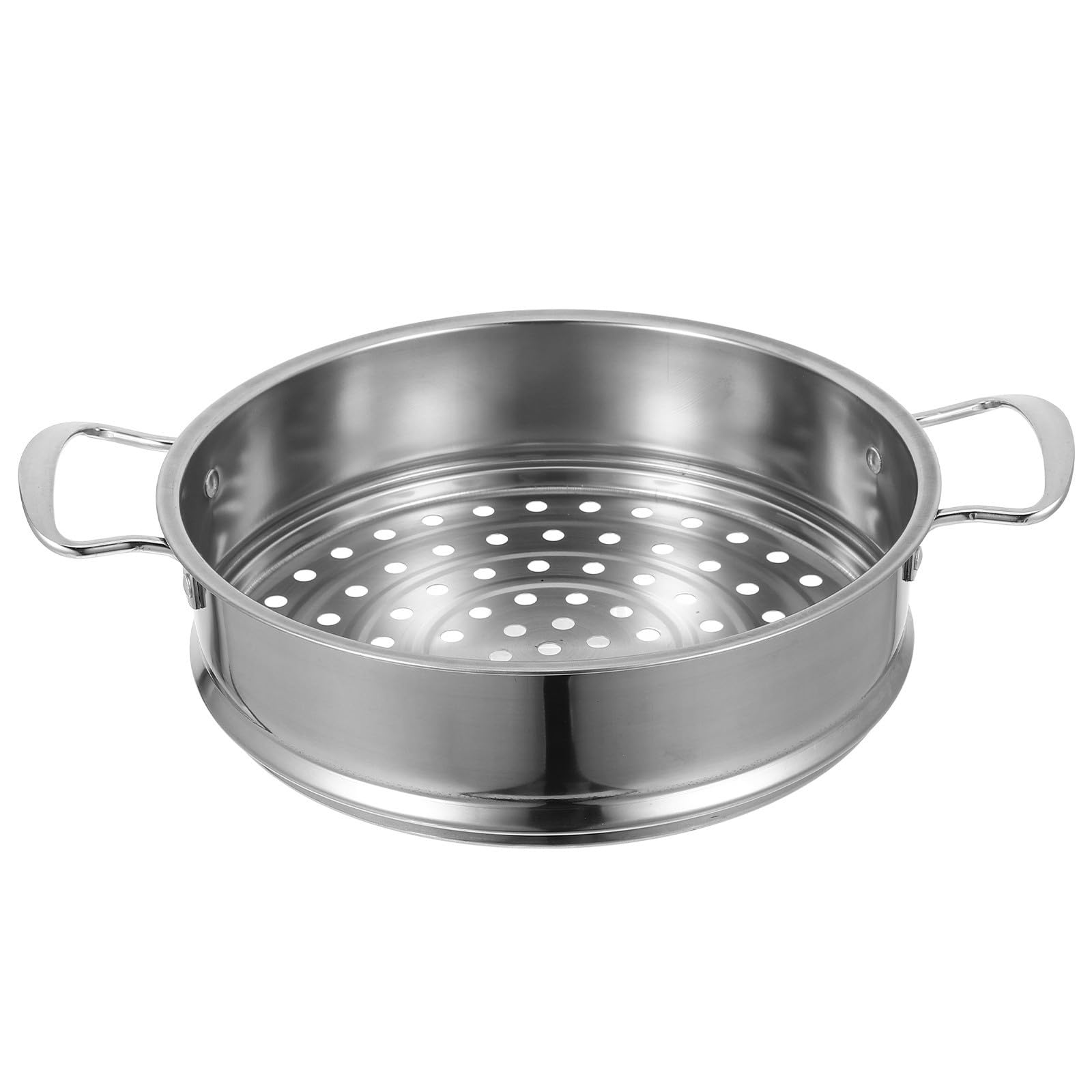 Vaporera de acero inoxidable de 9.37 pulgadas para evitar alimentos pegados y cocinar bien