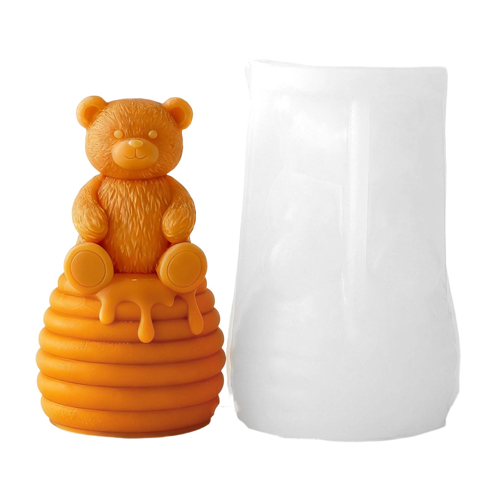 Alksubbm Food Grade Silicone Balloon Bear for Scented Easy Demolding Designs for Craft and Workshops Craft Silicone