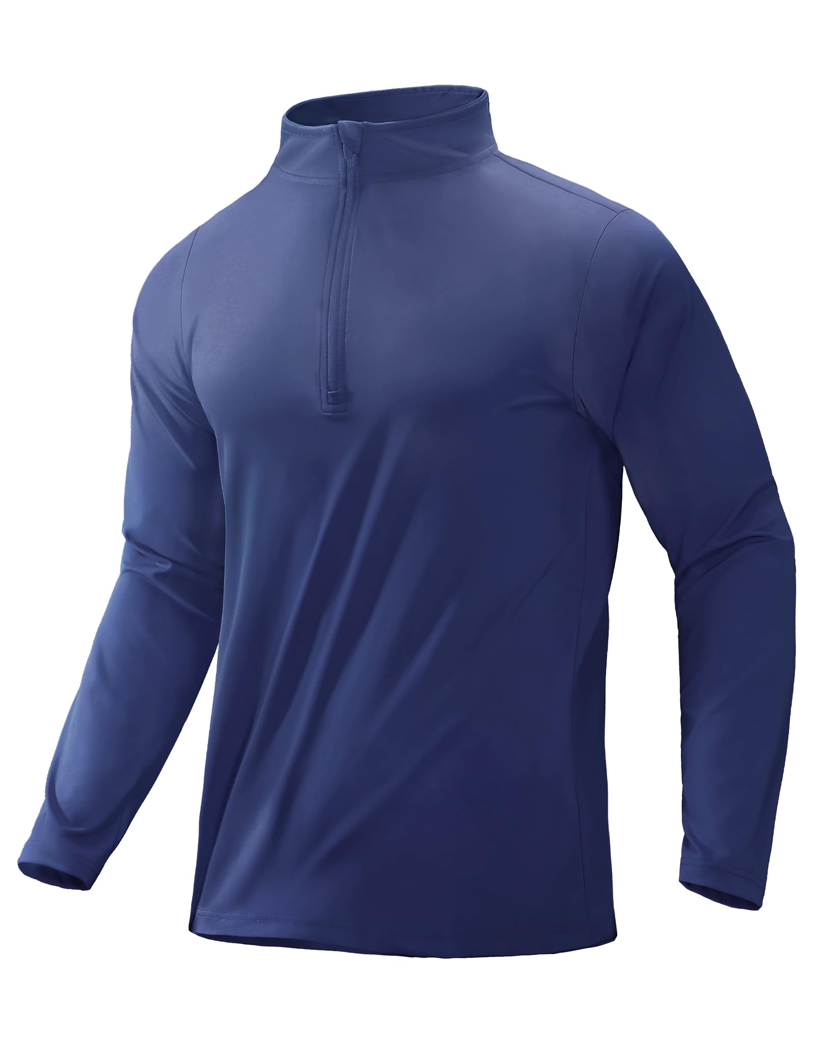 mier Mens Quarter Zip Pullover Dry Fit Lightweight 1/4 Zip Long Sleeve Shirts for Athletic Running Golf Hiking, UPF 50+-picture-25