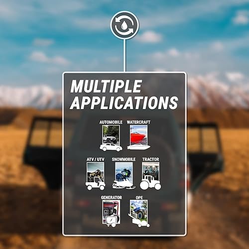 Miniatura 2 de TERA PUMP - Bomba de transferencia de combustible (gas, queroseno, diésel, E85) Hasta 3 GPM sifón con sistema de admisión flexible, bomba de sifón