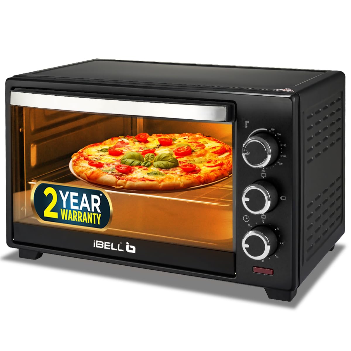IBELL Oven Toaster Grill OTG, 19 Litre, 1500W, Adjustable Temperature & Timer, Auto Cut-off, 2 Year Warranty, EO19LG (Black) - Review, Price and Buying Guide