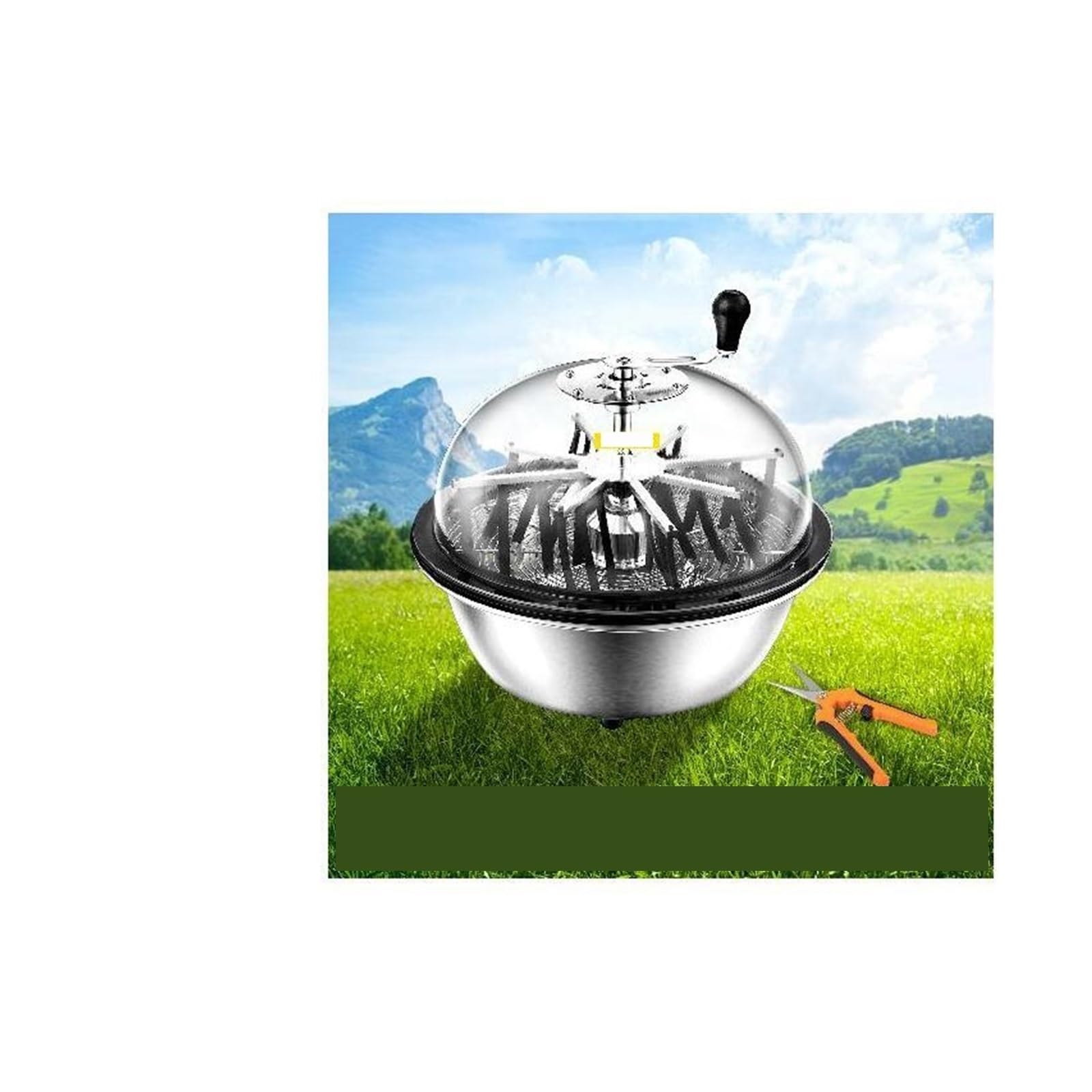 Hydroponic Leaf Bowl Leaf Trimmer 16 19 24 Inch Twisted Spin Cut Garden Tools for Plant Bud Leaf Trimmer and Herbal Making(16 Inch Manual)
