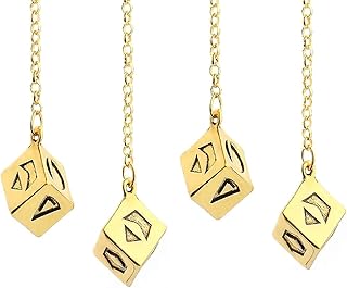 Han Solo's Lucky Metal Dice for Car Mirror (2 PACK 4 DICE)