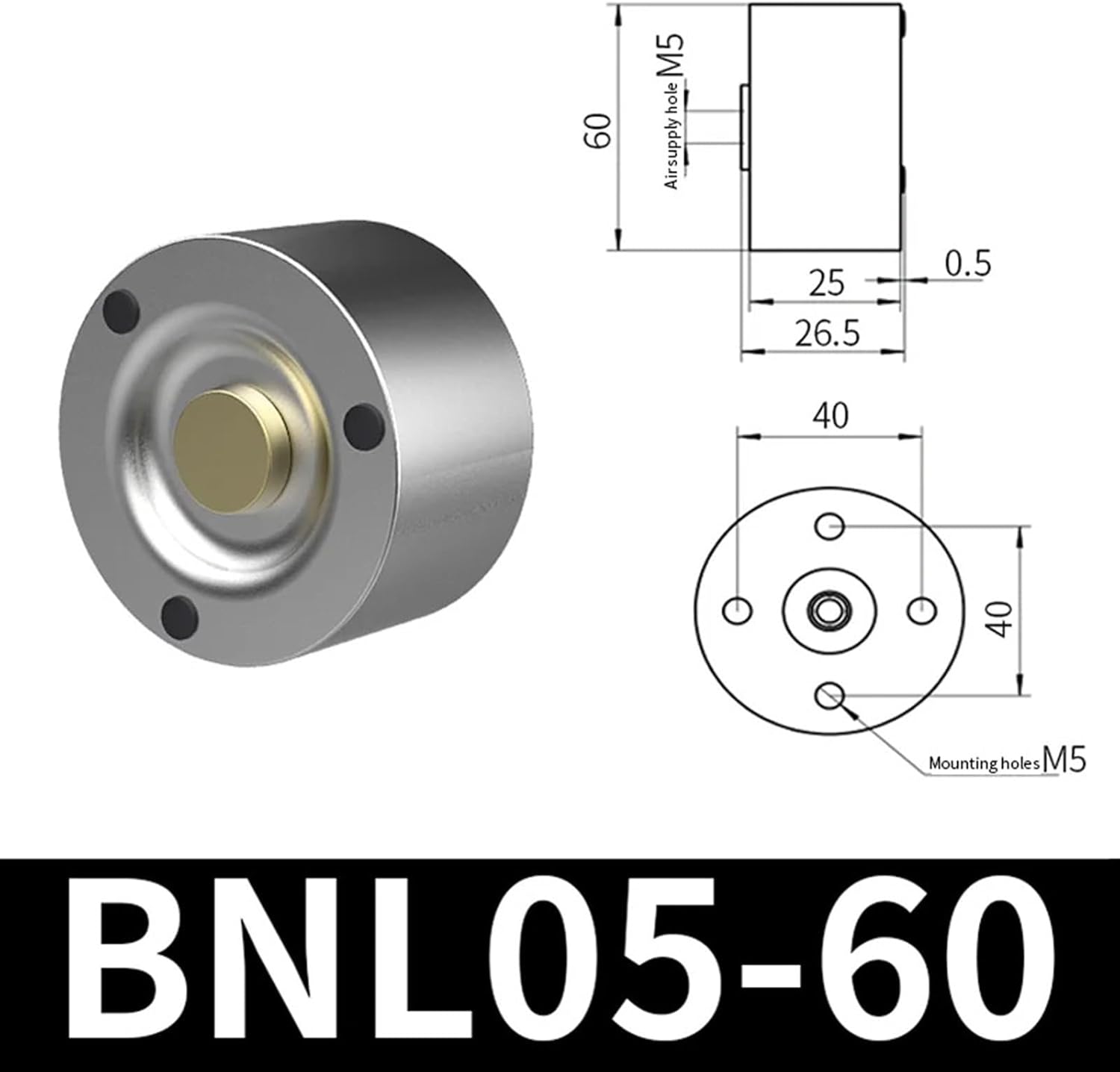 Manipulator No-contacted Strong Vacuum Sucker Cup Vacuum Chuck Suction Pad (Color : BNL05-32)