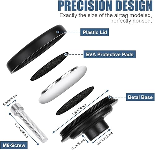 Miniatura 2 de Timbre de bicicleta antirrobo seguro para Apple AirTag, anillo de bicicleta accesorios de bicicleta con sonido fuerte para mango de bicicleta de