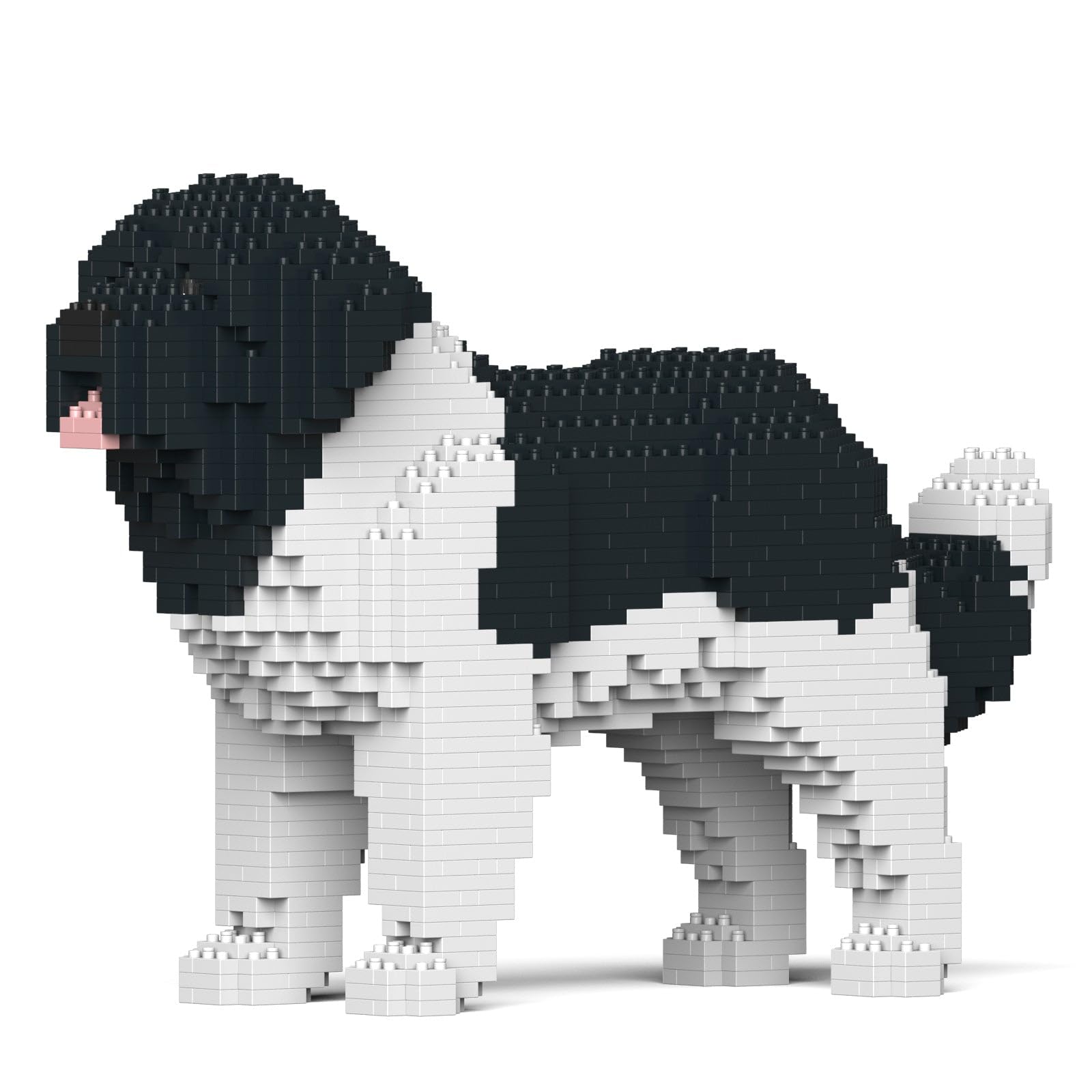 Amazon.com: JEKCA Newfoundland Dog 01S-M03 | Dog Plastic Building