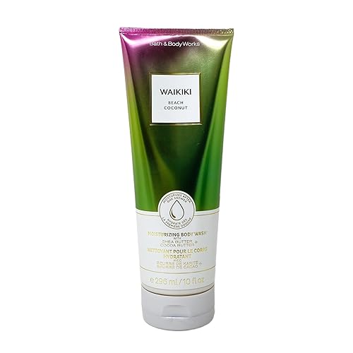 Miniatura 2 de Bath & Body Works Waikiki Beach Coconut - Paquete de 3 piezas para uso diario, gel de baño hidratante, fragancia en niebla, crema corporal, con un