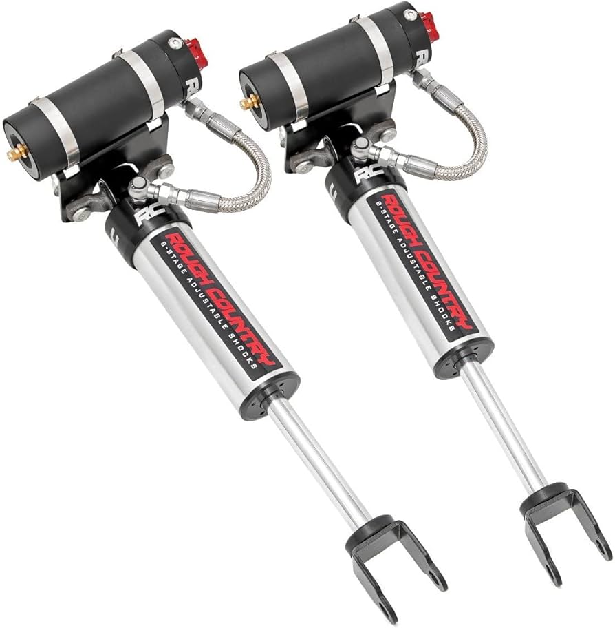 Amazon.com: Rough Country Vertex 2.5 Reservoir Front Shocks