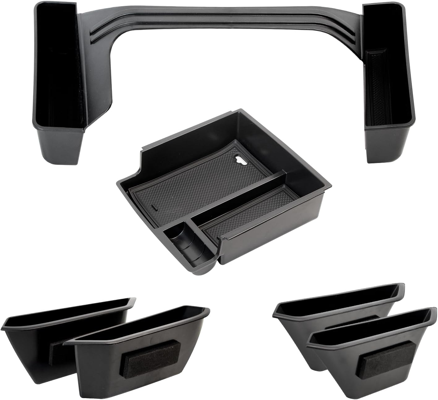 4 PCS Interior Storage Accessories for Ford Bronco 2021 2022 2023 2024, Center Console Shifter Storage, 4-Door Handle Organizer, Armrest Storage Box (Not for 2025) 4 PCS Interior Storage Accessories for Ford Bronco 2021 2022 2023 2024, Center Console Shifter Storage, 4-Door Handle Organizer, Armrest Storage Box (Not for 2025)