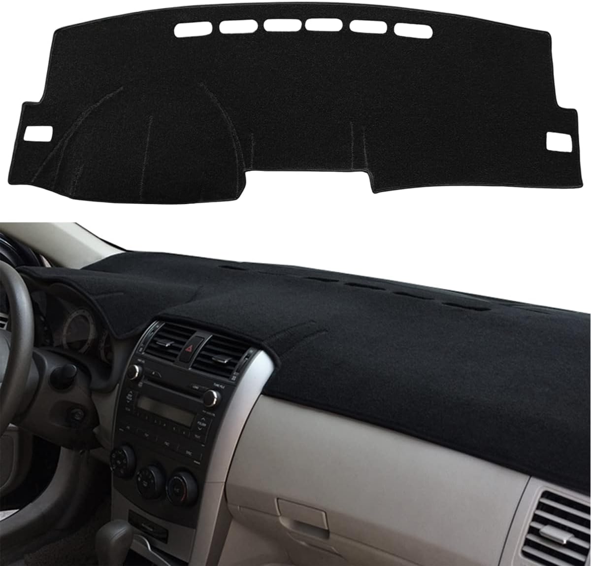Amazon.com: Dash Cover Mat Custom Fit for Toyota Corolla 2009 2010 2011 ...