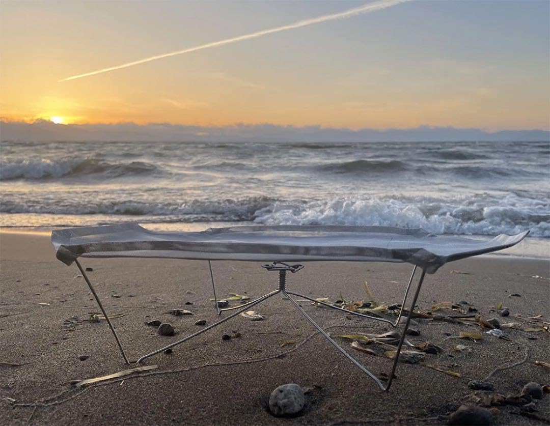 楽漕岳工房 焚き火台UKIBI Lサイズ 115g 軽量 楽漕岳工房 焚き火台