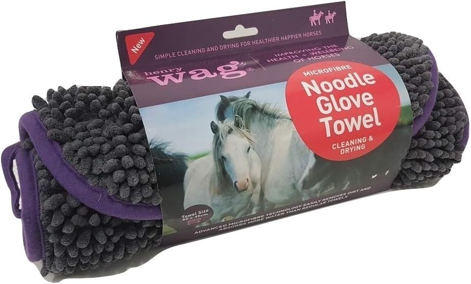 Henry Wag Equine Noodle Glove Towel Soft & Highly Absorbent