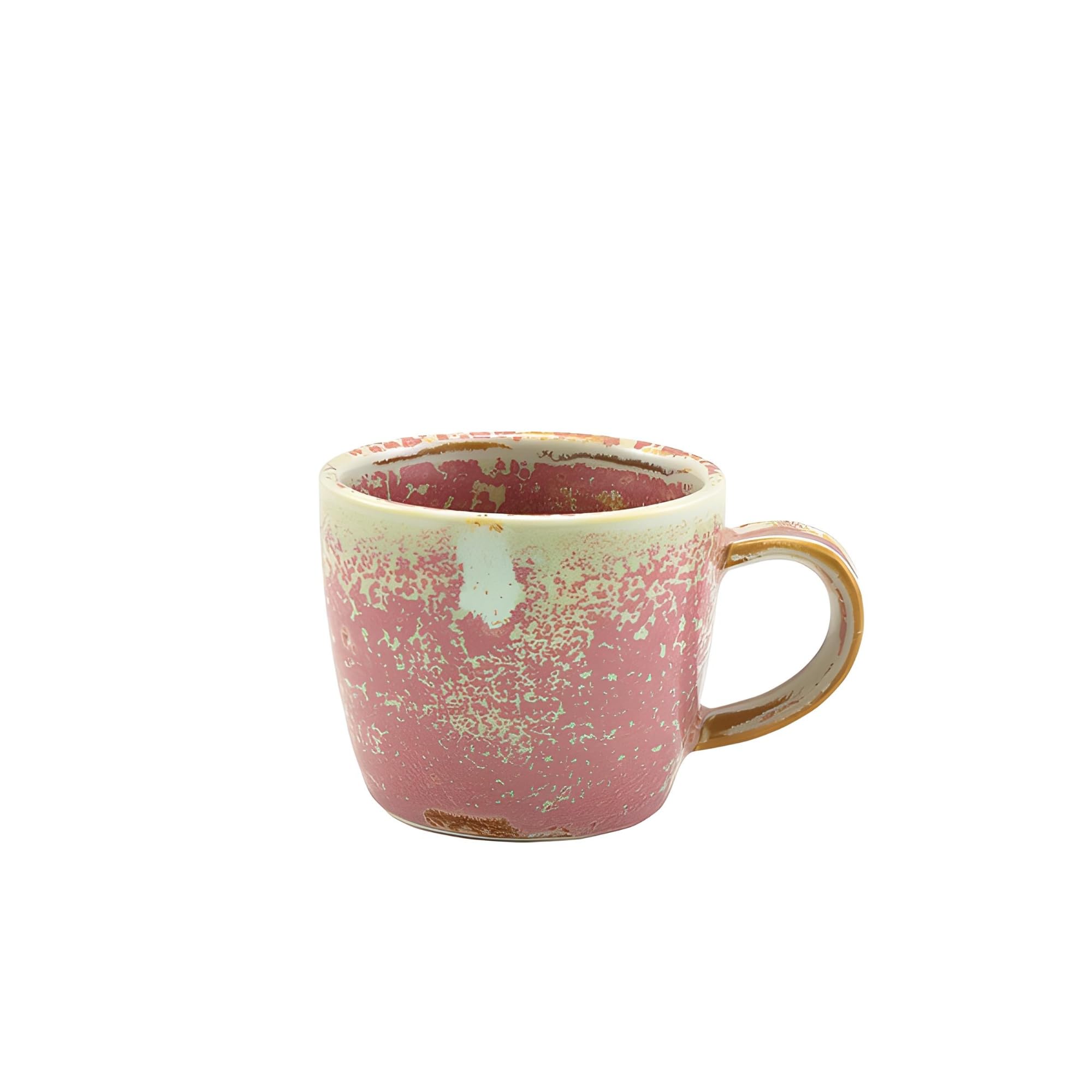 Genware Terra Porcelain, Rose, Espresso Cup, 90ml, Cup-PRS9, Pack of 6, 90 ml