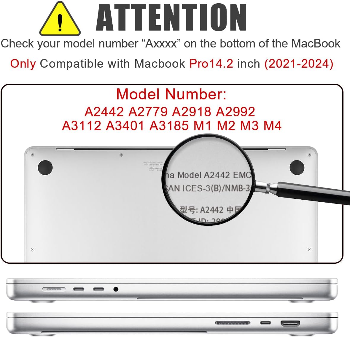 YSCLBAHUK for with MacBook Pro 14 inch Case 2026-2021 M5 M4 M3 M2 M1 Pro/Max A3426 A3427 A3434 A3112 A3401 A2918 A2992 A2779 A2442, Hard Shell with Keyboard Cover+Protective Film,Flower & Butterfly