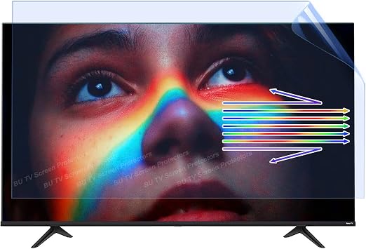 40 50 65 75 Inches - Matte Anti-Glare Anti Blue Light, Anti-Scratch Protector Film,58" 1269 * 721