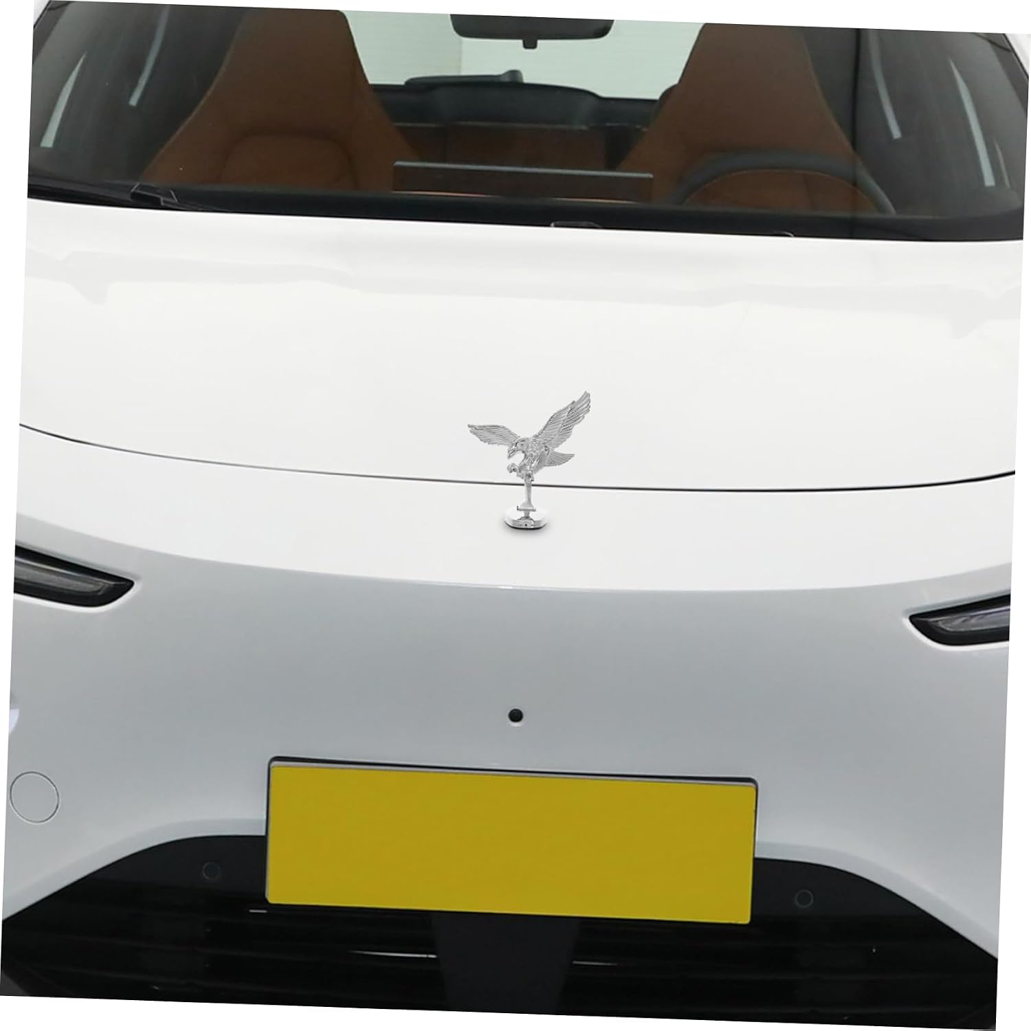 BESTOYARD 3D Eagle Car Hood Ornament Universal Chrome Eagle Badge for Auto Front Hood Decoration for Cars and Motorbikes