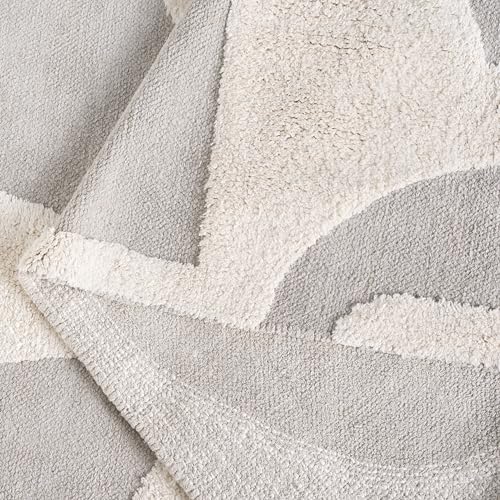Tapete Safavieh Casablanca 6' x 9' Gris e Ivory miniatura 6
