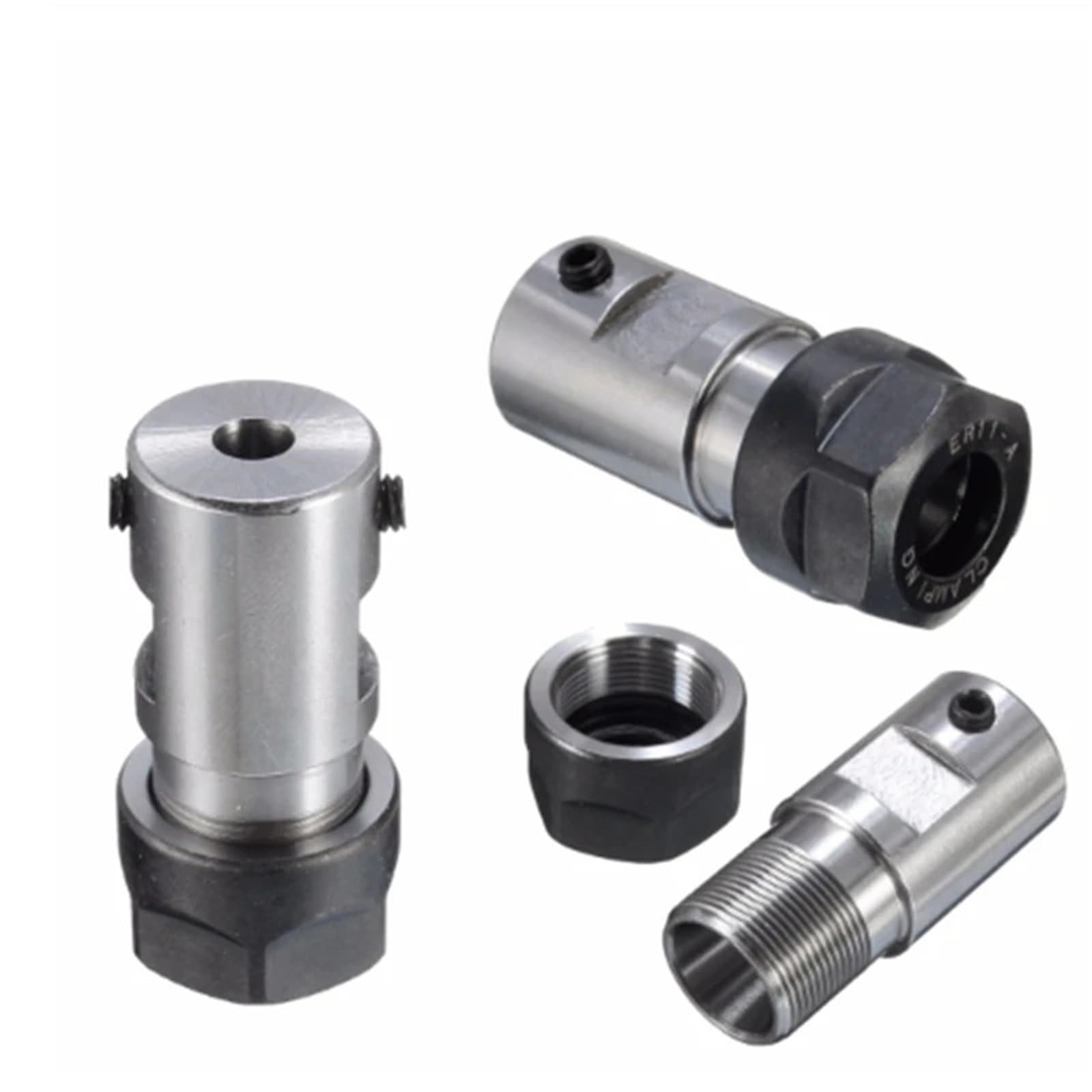 Mandril de pinza Eje del motor Varilla de extensión Husillo Herramientas de torno Fresado Mandrilado(C20-ER16-40L-6mm)