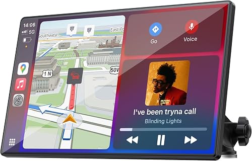 LAMTTO Écran Voiture Carplay sans Fil Android Auto & A-pp…
