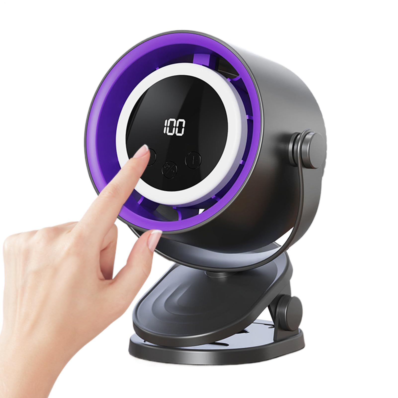 Ventilateur de bureau portable avec pince pour la cuisine et la maison