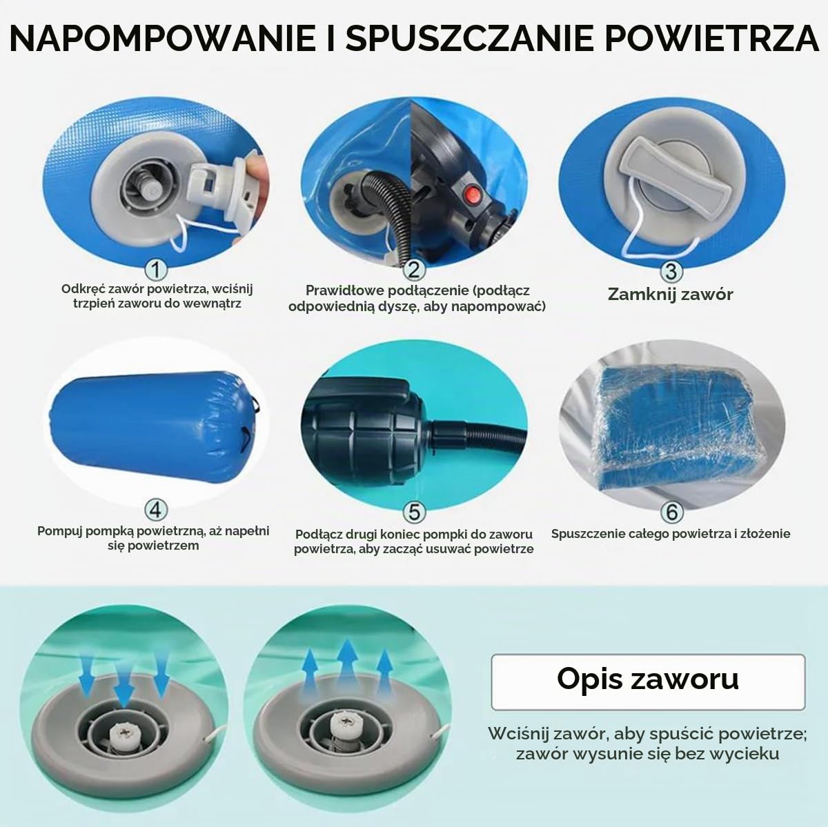 Nadmuchiwana mata gimnastyczna z rolką powietrzną, 60/75/90 cm, mata do ćwiczeń z elektryczną pompką powietrza, do treningu, jogi, do użytku domowego, 60/75/90 cm