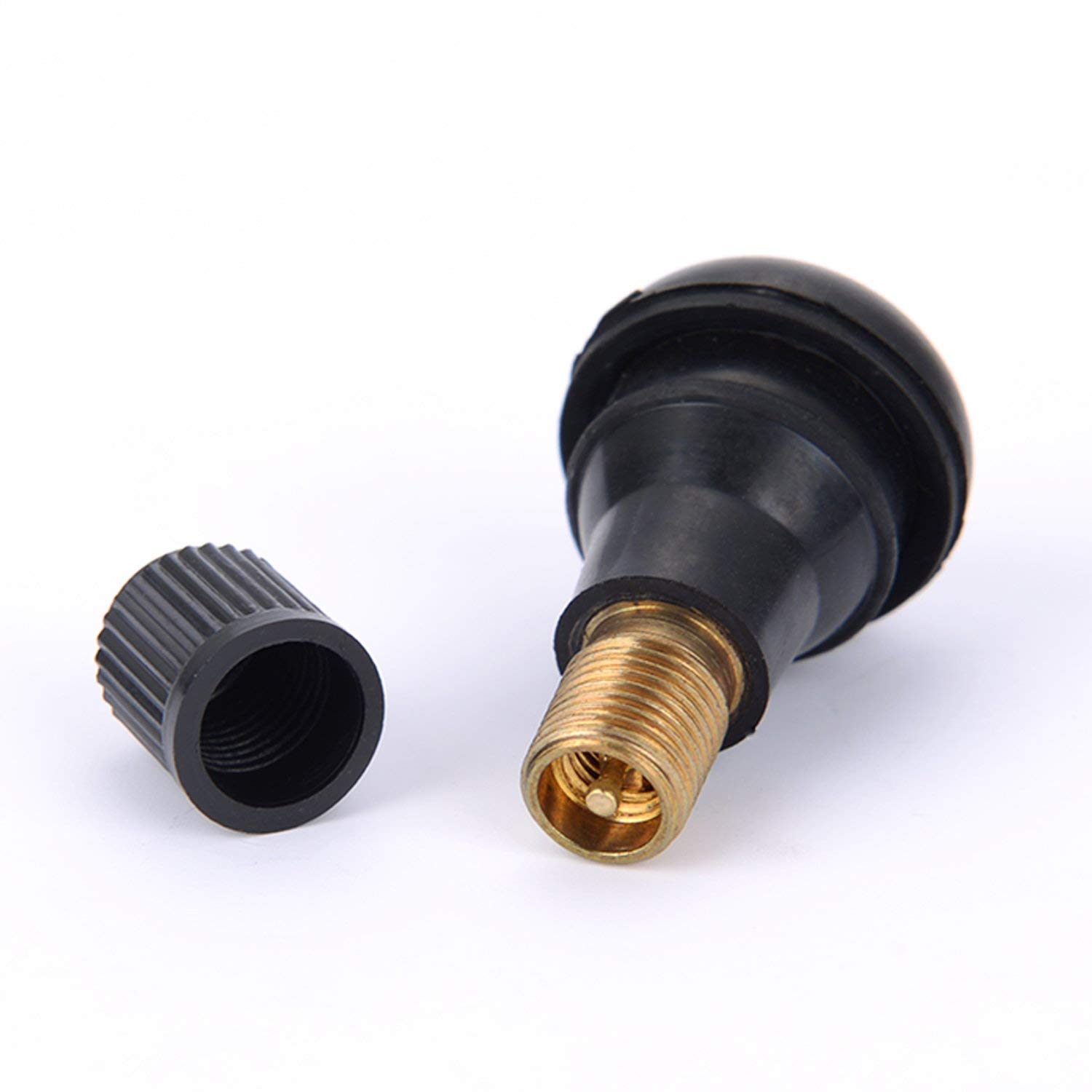 Delux Snap-in TR-412 Rubber Valve Stem Tubeless Tyre Rim Bike - 100 Pieces-image-18