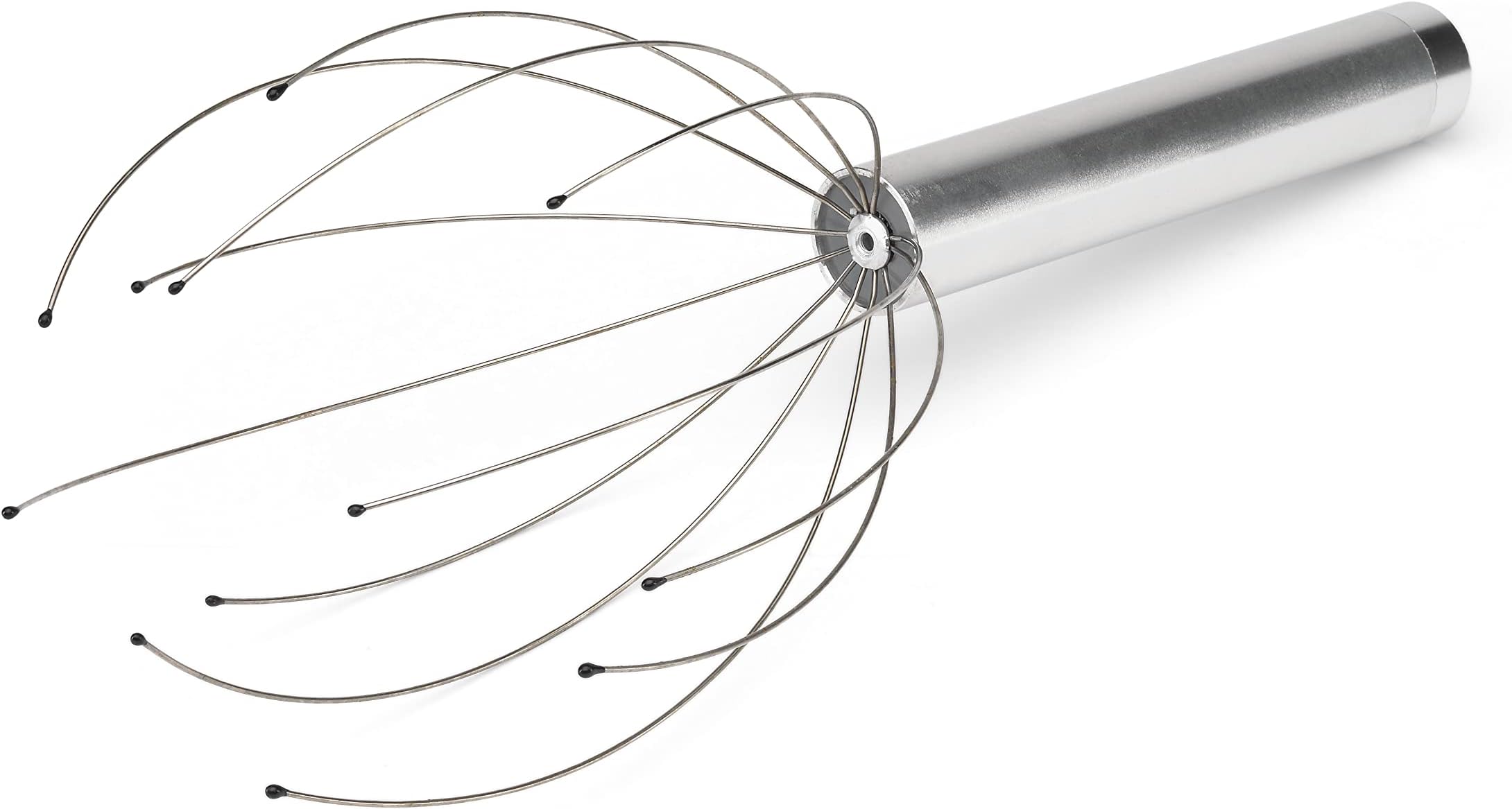 #selfcare Vibrating Head Massager Flexible Steel Wire Scalp Stress Relief Tool