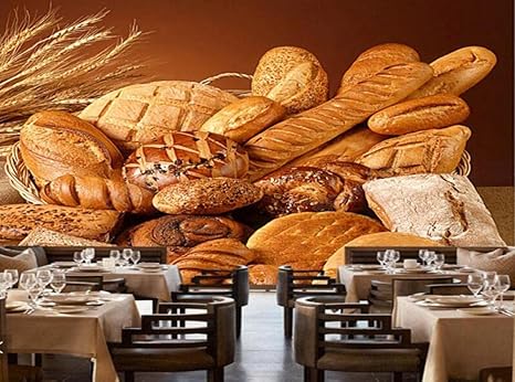 Amazon レストランカフェの背景の壁紙の家の装飾に使用されるパン屋の壁紙小麦パン3 D現代の壁画 3d 0x140cm 壁紙 Amazon レストランカフェの背景の壁紙の家の装飾に使用されるパン屋の壁紙小麦パン3 D現代の壁画 3d 0x140cm 壁紙