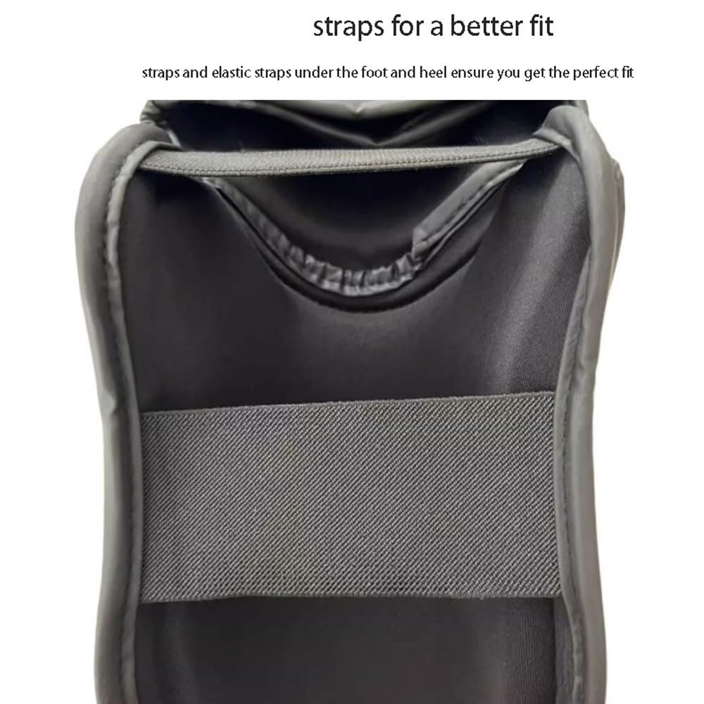 Piedi Protezione,Shin Guard,Stinco Collo del Piede Paratibie,Muay Thai Paratibie Kick Boxing,Paratibie Kick Boxing Uomini Donne,Allenamento Sparring Arti Marziali Boxe Karatè,Pelle