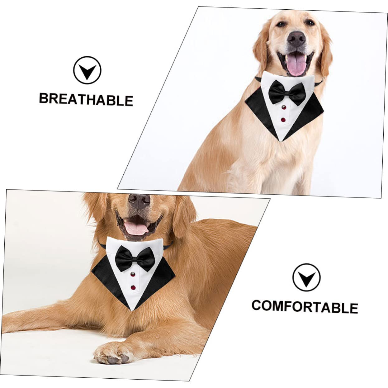 ABOOFAN 2 Set Di Costume Per Cani Da Compagnia Traspirante Bandana Regolabile E Confortevole Per Occasioni Speciali