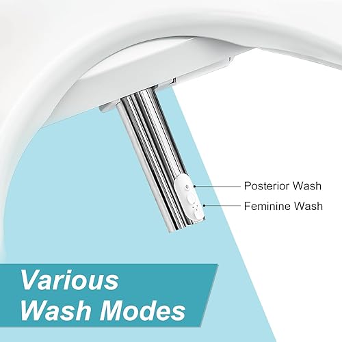 Miniatura 3 de ZMJH Asiento de inodoro con bidé, redondo Smart Unlimited agua caliente, lavado de vórtice, calefacción electrónica, secador de aire caliente,