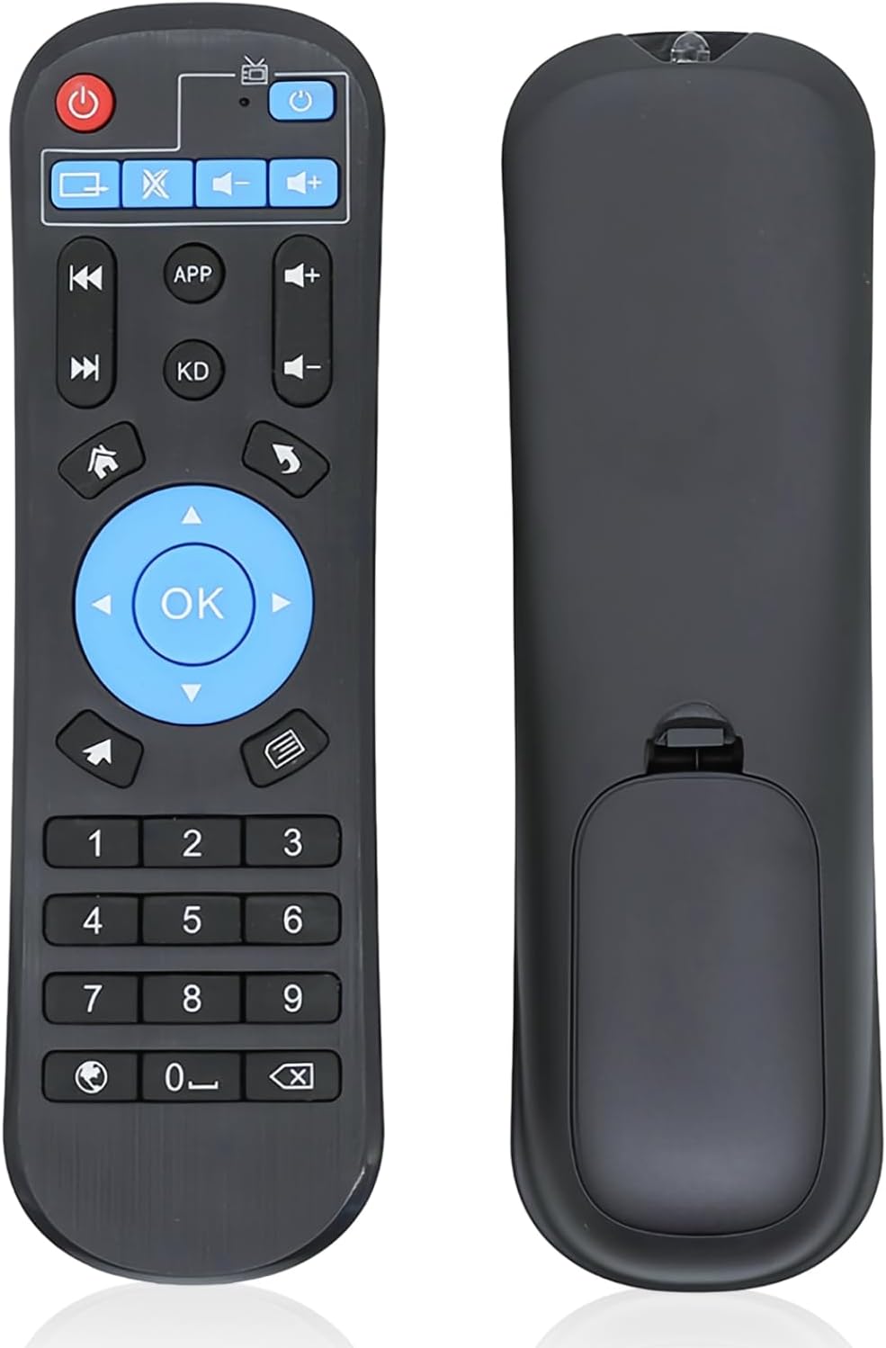 143 For Android TV Box Remote Control, Original Replacement Remote Control Controller for T95Z Plus T95U Pro T95V Pro Q Plus QBOX, over 8 Meters Remote Distance