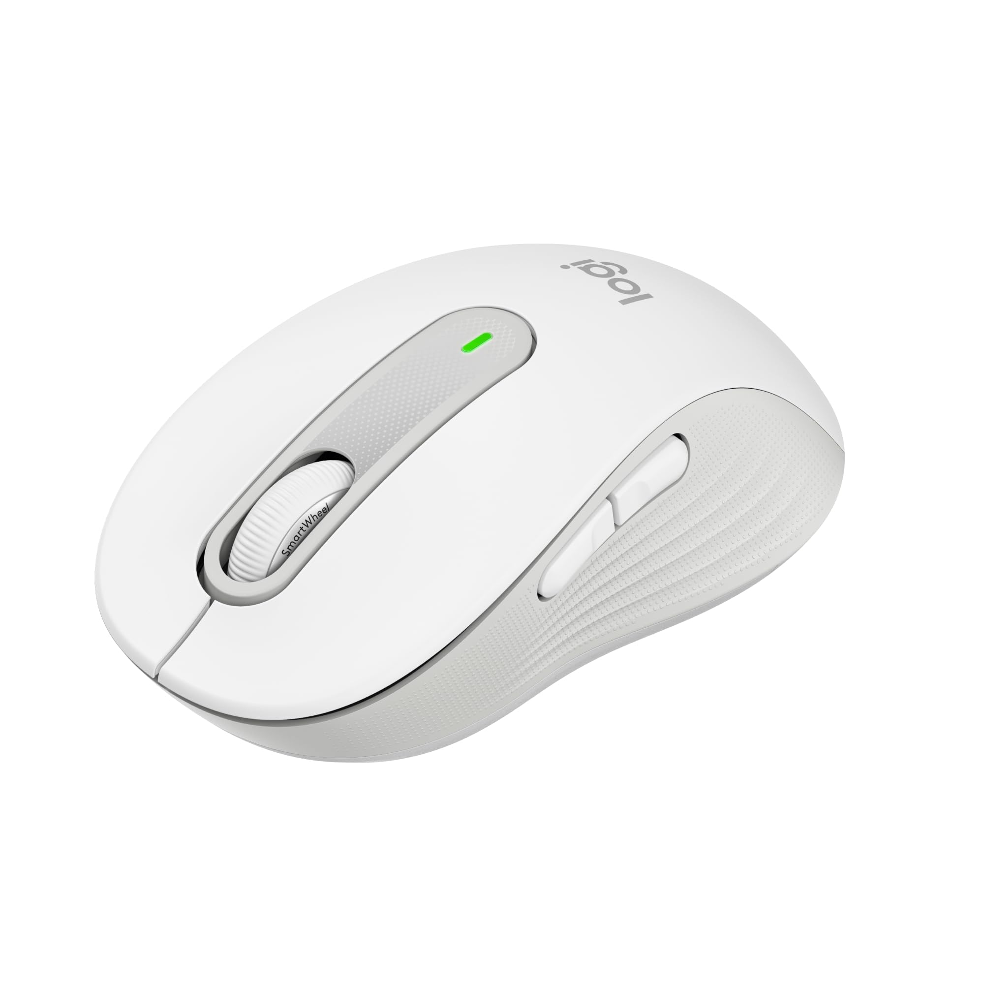 Logitech Signature M650 Mouse Wireless, Per Mani Piccole E Medie, Clic Silenziosi, Tasti Personalizzabili, Bluetooth, Per Pc, Mac, Più Dispositivi, Chromebook, Bianco, 10.71 x 6.1 x 3.78 cm