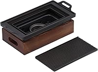 Vista 9 de Parrilla portátil para barbacoa de mesa, bandeja para hornear, sin humo, antiadherente, placa de barbacoa, estufa de barbacoa, accesorios para horno