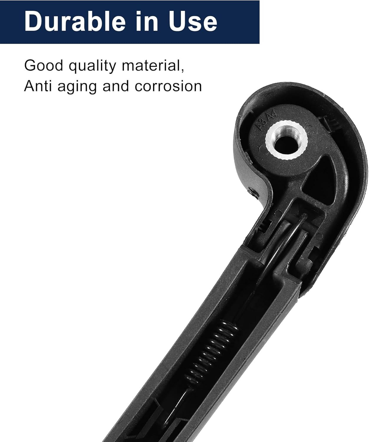 X AUTOHAUX 13inch Rear Windshield Wiper Blade Arm Set for Audi Q5 2008-2016 for Audi A3 2003-2013