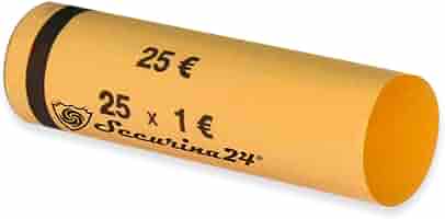 Tubi Per Monete Da 0,50 Euro Reskal - Set Di 96, Carta Riciclata, Codice Colore - Foto 6