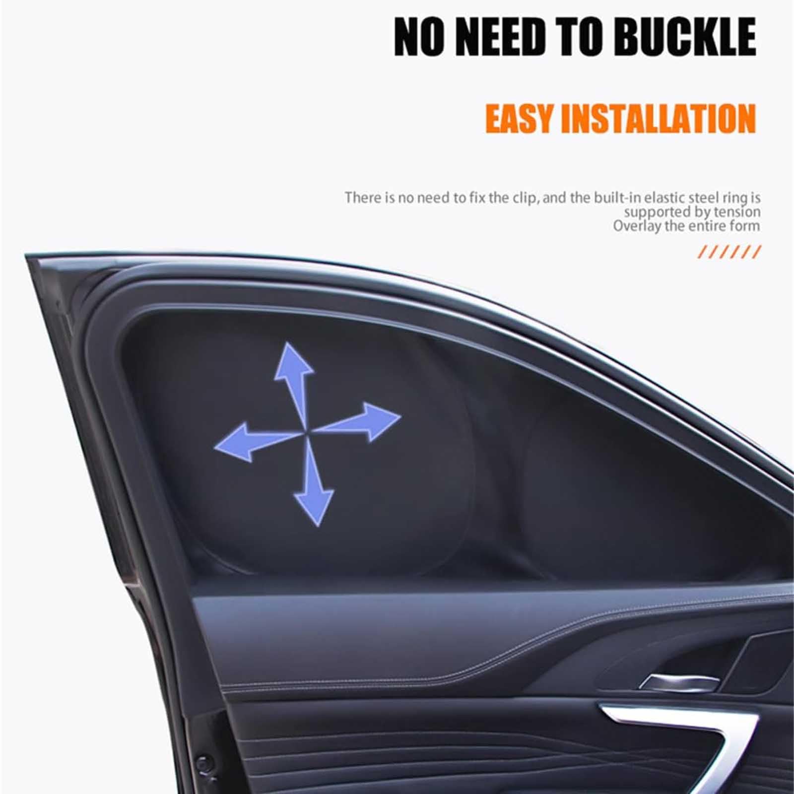 Tendine Parasole Laterali per Citroen C5 2015-2019 – Protezione UV Anti-abbagliamento Privacy e Blocca Luce Accessori Auto,6 PCS