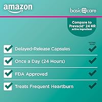 Vista 3 de Yaxa Basic Care Cápsulas de liberación retardada de lansoprazol, 15 mg, inhibidor de la bomba de protones, reductor de ácido, medicamento