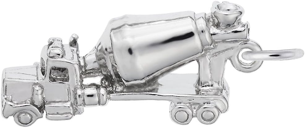 Cement Truck Charm, Charms for Bracelets and Necklaces