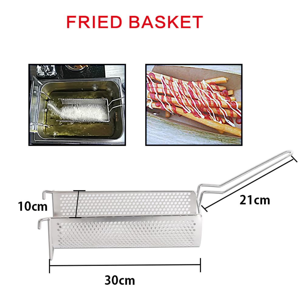 30cm Super Long French Fries Maker Manual Squeeze Machine Extrusion Batter Mashed Potatoes Fried Chip Processor Tool