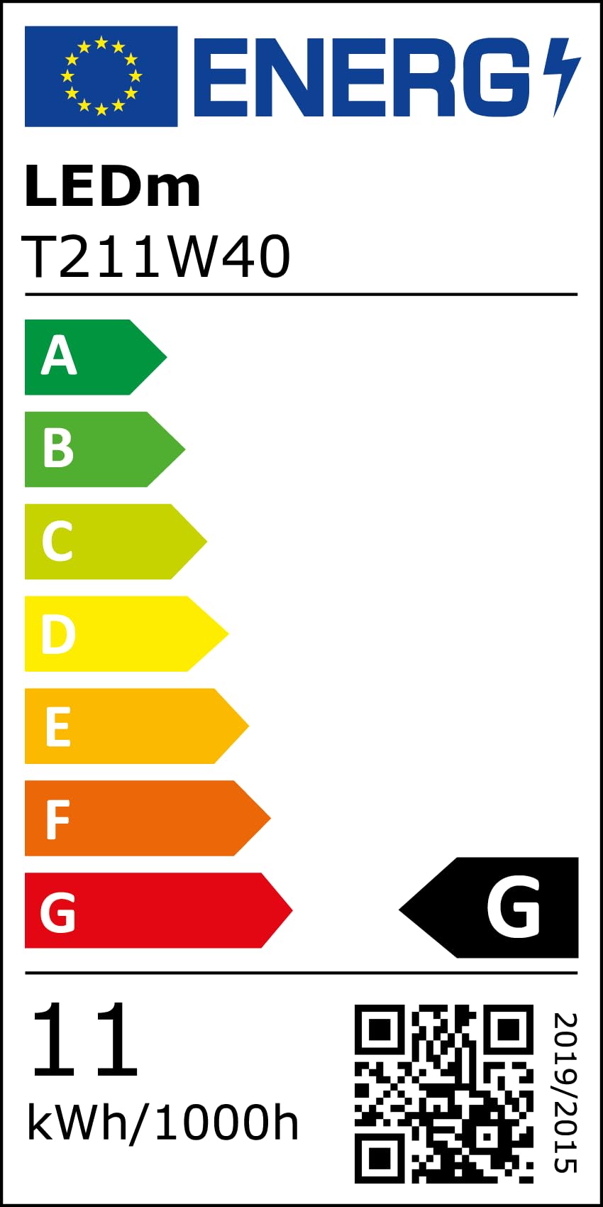 Tubo Fluorescente T2 11W/740 W4.3x8.5d, Luce Bianca Neutra 4000K, Compatibile LUMILUX T2 FM 11W 740, Dimensioni 7x421mm