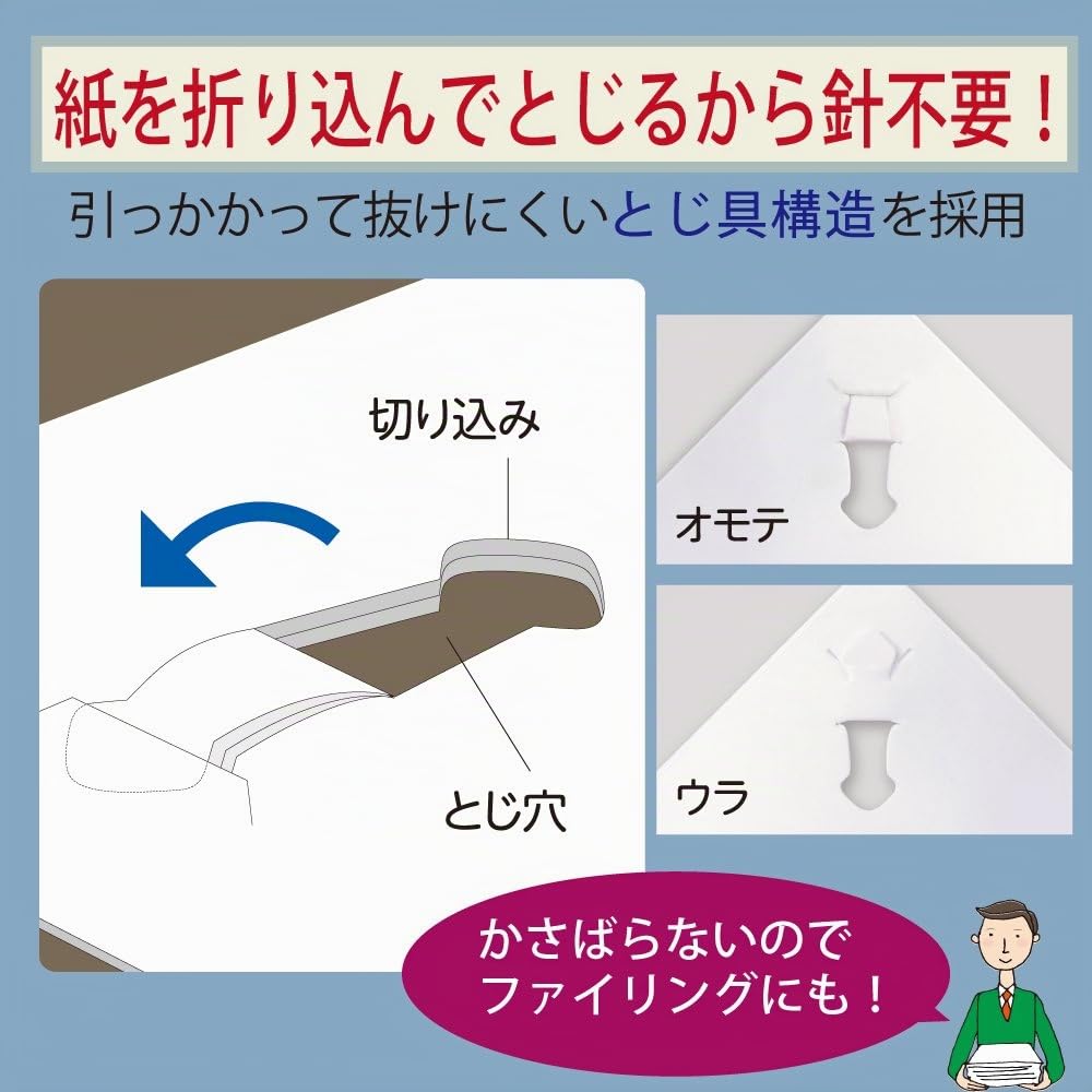 Kokuyo Harinacs SLN-MSH110G - Grapadora japonesa, sin grapas (hasta 10 folios), color verde