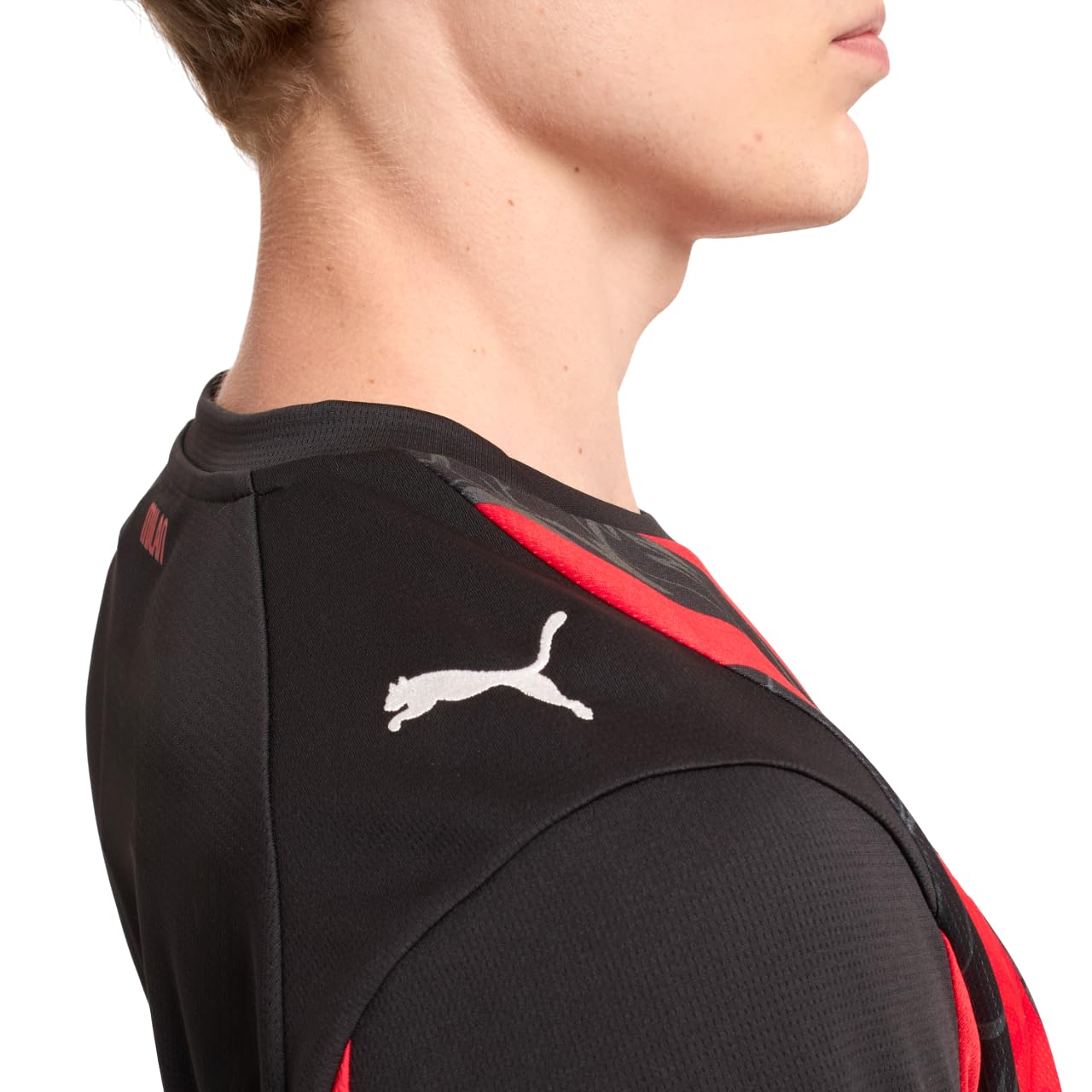 A.C. Milan - Maglia Gara Home, Stagione 2025/2026, Maglietta da Calcio, Prodotto Ufficiale, Adulto, XS